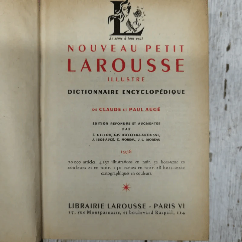 Larousse Illustre - Nouveau Petit รูปที่ 6