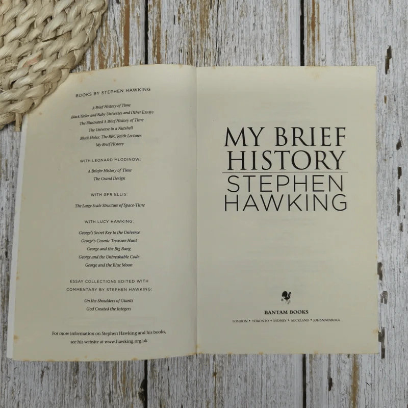 My Brief History - Stephen Hawking รูปที่ 5