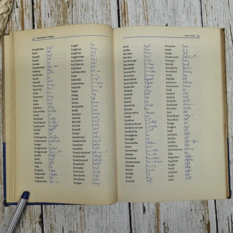 Speedwriting A B C Shorthand College Edition Dictionary รูปที่ 8