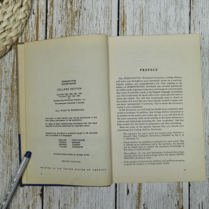Speedwriting A B C Shorthand College Edition Dictionary รูปที่ 6
