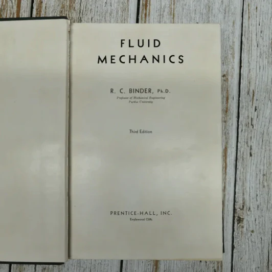 Fluid Mechanics Third Edition - R.C.Binder รูปที่ 5
