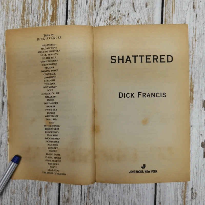 Shattered - Dick Francis รูปที่ 6