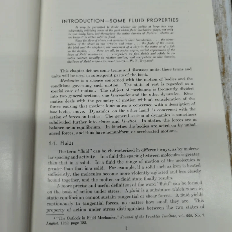 Fluid Mechanics Third Edition - R.C.Binder รูปที่ 11