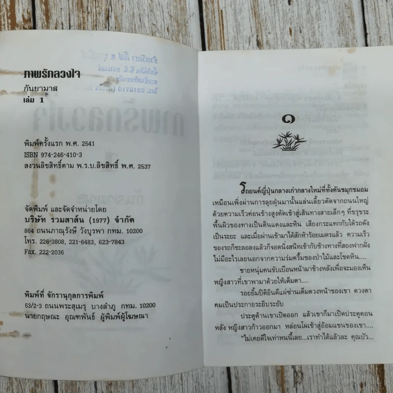 ภาพรักลวงใจ 2 เล่มจบ - กันยามาส รูปที่ 6