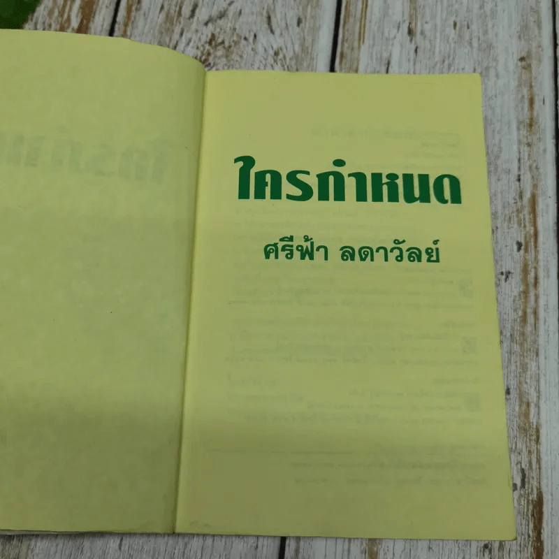 ใครกำหนด - ศรีฟ้า ลดาวัลย์ รูปที่ 6