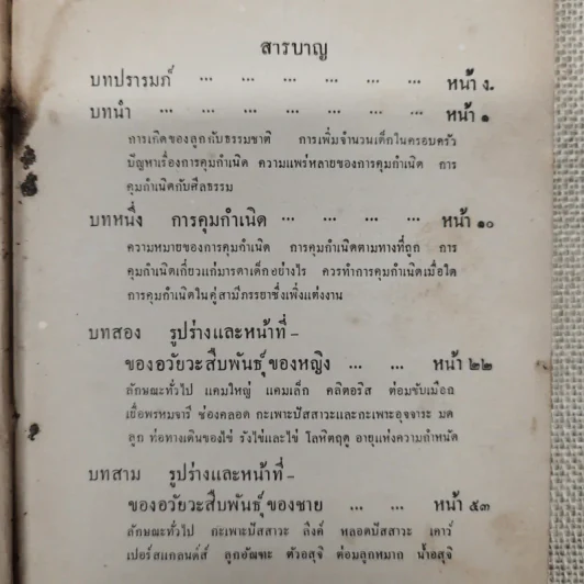 การคุมกำเนิดและภาคผนวกเรื่อง การก่อกำเนิด รวบรวมโดย ขุนสงัดโรคกิตติ และนายทองดี วัฒนะสุข รูปที่ 7