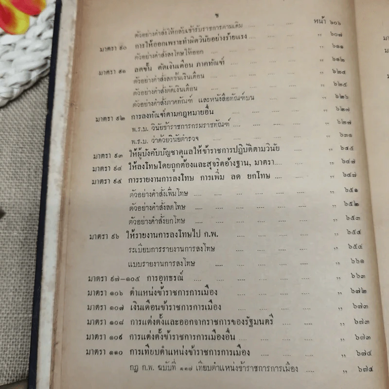 ประมวลปัญหาและทางปฏิบัติตามพระราชบัญญัติระเบียบข้าราชการพลเรือน สำหรับใช้ดูเป็นหลักปฏิบัติงานและสอบหรือออกข้อสอบข้าราชการพลเรือนทุกชั้น - นายประวีณ ณ นคร รูปที่ 17