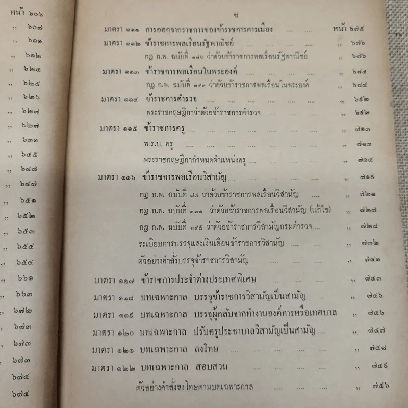 ประมวลปัญหาและทางปฏิบัติตามพระราชบัญญัติระเบียบข้าราชการพลเรือน สำหรับใช้ดูเป็นหลักปฏิบัติงานและสอบหรือออกข้อสอบข้าราชการพลเรือนทุกชั้น - นายประวีณ ณ นคร รูปที่ 18