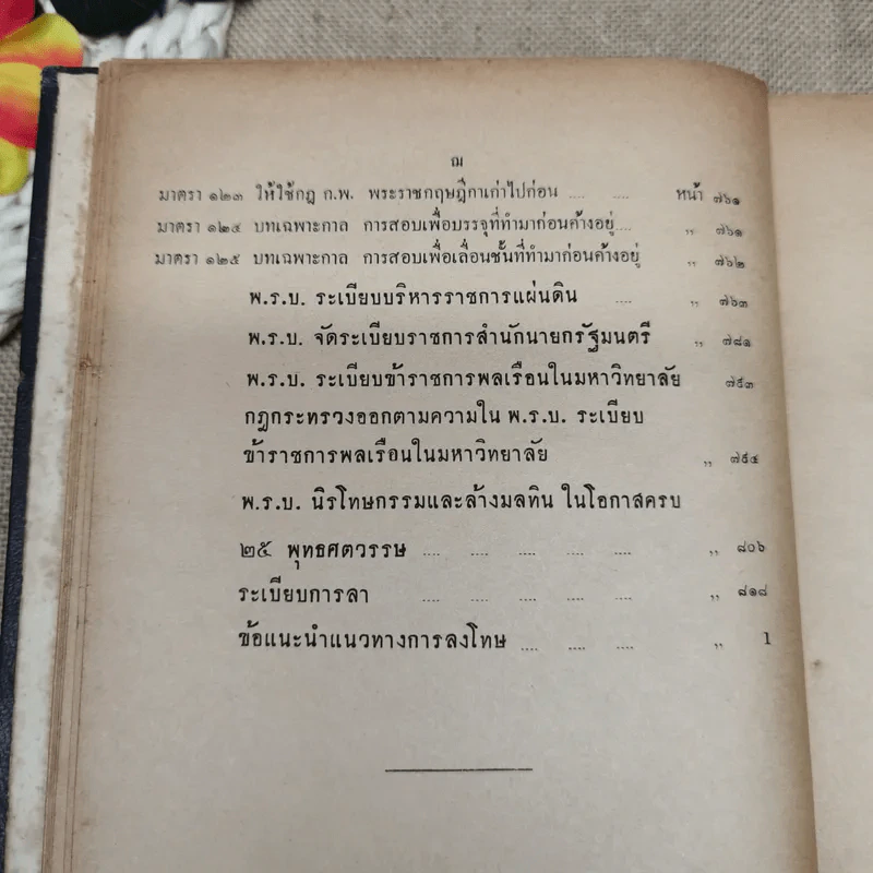 ประมวลปัญหาและทางปฏิบัติตามพระราชบัญญัติระเบียบข้าราชการพลเรือน สำหรับใช้ดูเป็นหลักปฏิบัติงานและสอบหรือออกข้อสอบข้าราชการพลเรือนทุกชั้น - นายประวีณ ณ นคร รูปที่ 19
