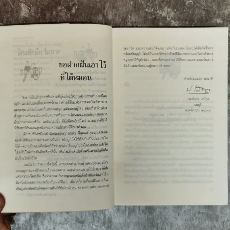 ขอหมอนใบนั้นที่เธอฝันยามหนุน - ประภัสสร เสวิกุล รูปที่ 7