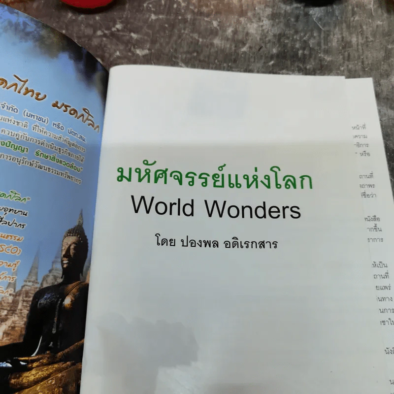 มหัศจรรย์แห่งโลก World Wonders - ปองพล อดิเรกสาร รูปที่ 5