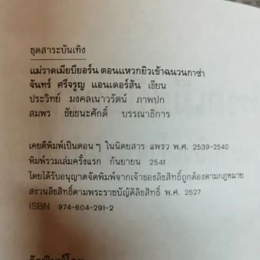 แม่วาดเมียบียอร์น ตอนแหวกยิวเข้าฉนวนกาซ่า - จันทร์ ศรีจรูญ แอนเดอร์สัน รูปที่ 2