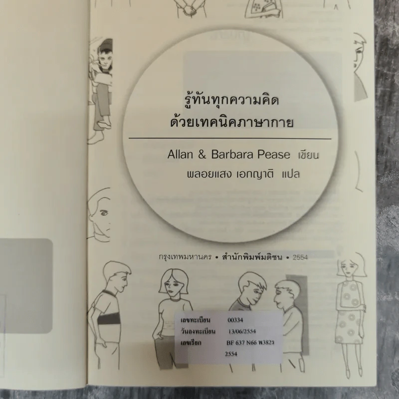 รู้ทันทุกความคิดด้วยเทคนิคภาษากาย Allan & Barbara Pease รูปที่ 7