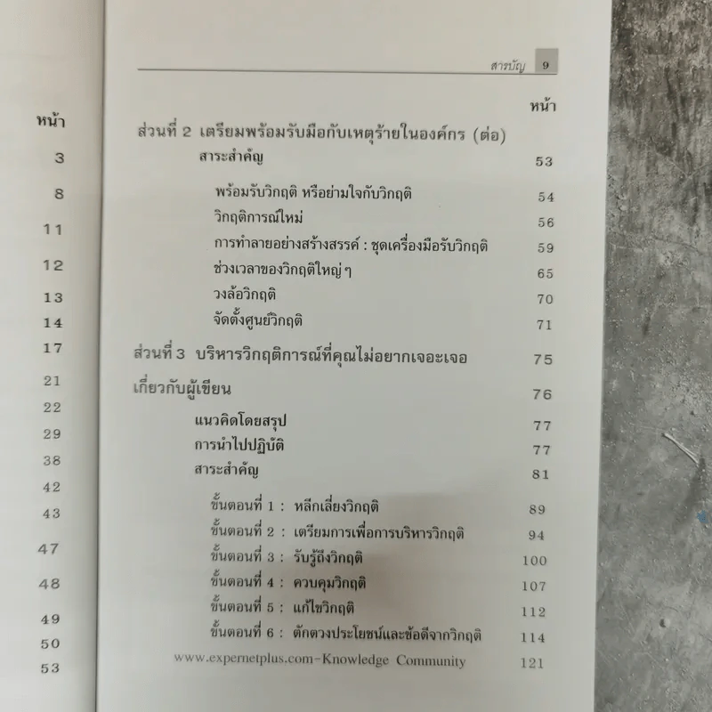 ปฏิบัติการฝ่าวิกฤติ A Crisis Survival Guide Harvard Business Review รูปที่ 9