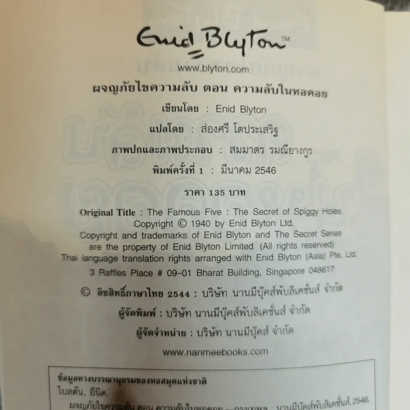 ผจญภัยไขความลับ ตอน ความลับในหอคอย - ส่องศรี โตประเสริฐ แปล รูปที่ 5