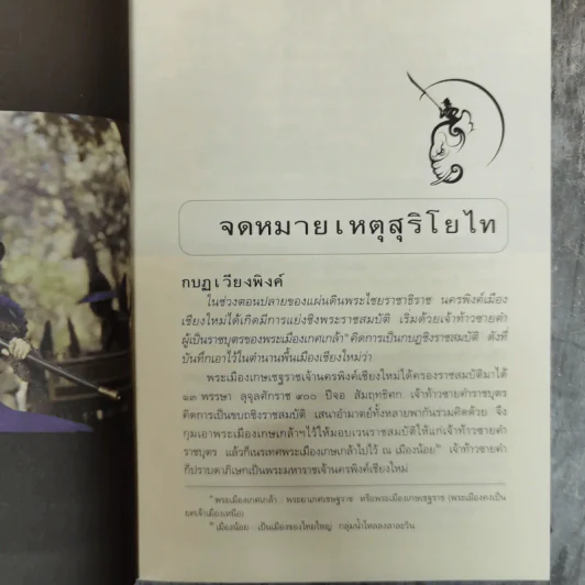 จดหมายเหตุ สุริโยไท - ม.จ.ชาตรีเฉลิม ยุคล รูปที่ 9