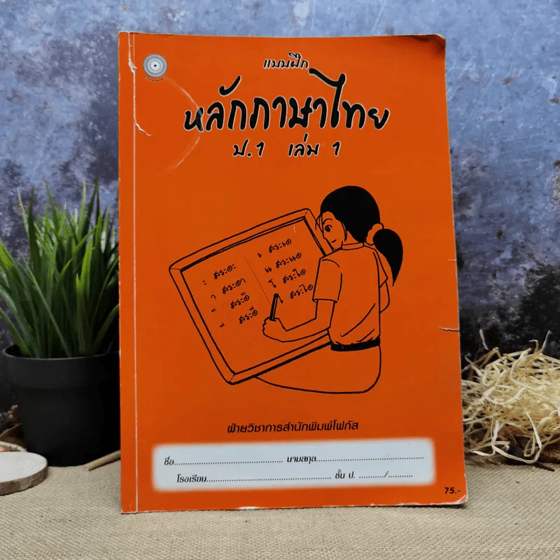 แบบฝึกหลักภาษาไทย ป.1 เล่ม 1 รูปที่ 1