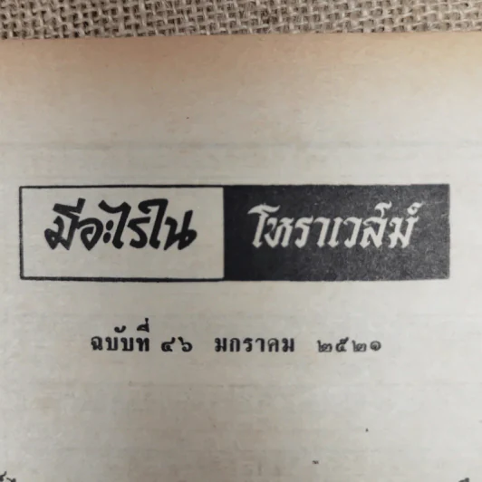 โหราเวสม์ ฉบับที่ 46 ม.ค.2521 รูปที่ 6