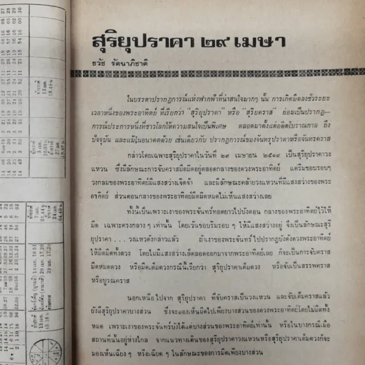 พยากรณสาร นิตยสารของสมาคมโหรแห่งประเทศไทย ปีที่ 29 ฉบับที่ 13 เม.ย.2519 รูปที่ 9