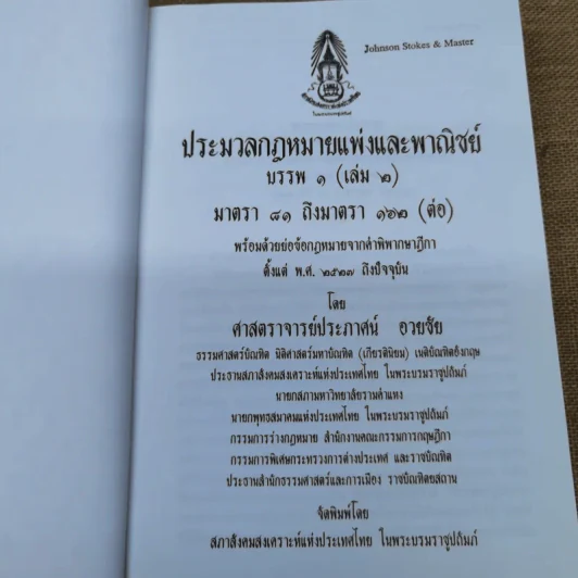 ประมวลกฎหมายแพ่งและพาณิชย์ บรรพ 1 เล่ม 1-3 - ศาสตราจารย์ประภาศน์ อวยชัย รูปที่ 21