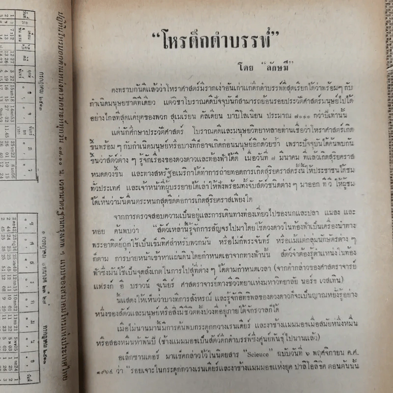 พยากรณสาร นิตยสารของสมาคมโหรแห่งประเทศไทย ปีที่ 24 ฉบับที่ 4 ก.ค.2513 รูปที่ 8