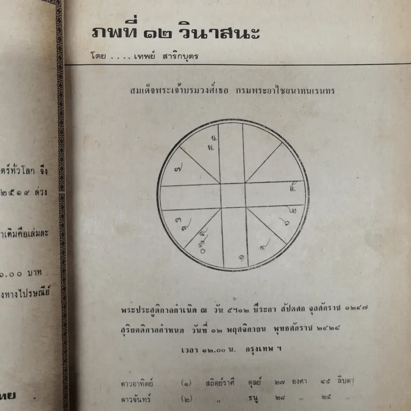 พยากรณสาร นิตยสารของสมาคมโหรแห่งประเทศไทย ปีที่ 29 ฉบับที่ 2 พ.ค.2518 รูปที่ 7