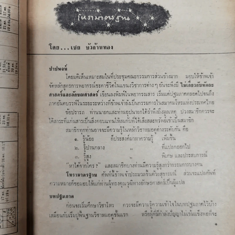 พยากรณสาร นิตยสารของสมาคมโหรแห่งประเทศไทย ปีที่ 27 ฉบับที่ 7 ต.ค.2516 รูปที่ 11