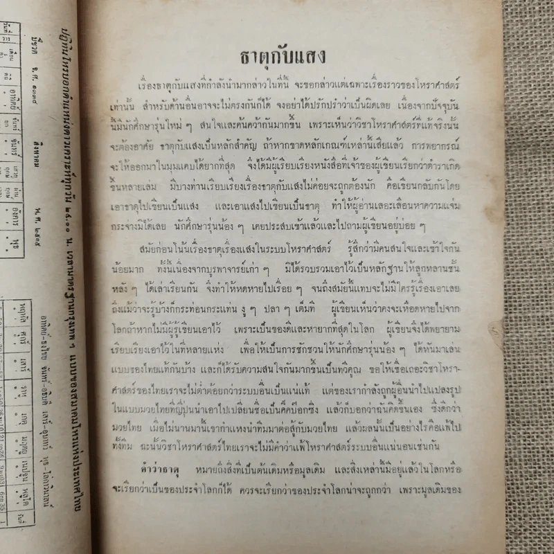 พยากรณสาร นิตยสารของสมาคมโหรแห่งประเทศไทย ปีที่ 26 ฉบับที่ 5 ส.ค.2515 รูปที่ 10