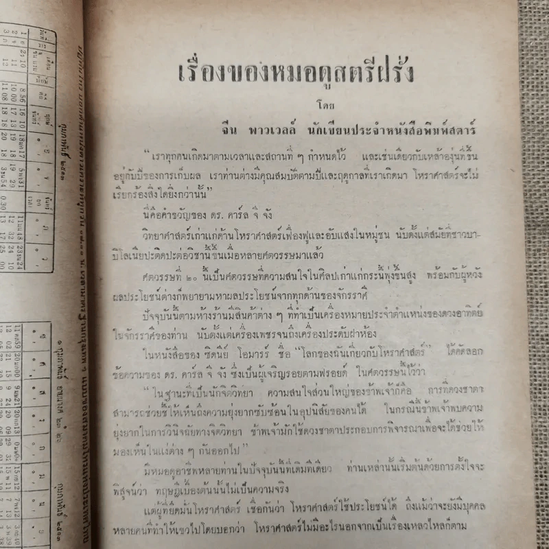 พยากรณสาร นิตยสารของสมาคมโหรแห่งประเทศไทย ปีที่ 23 ฉบับที่ 11 ก.พ.2513 รูปที่ 9