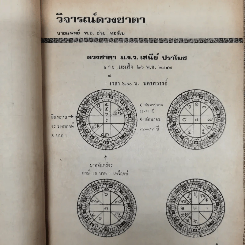 พยากรณสาร นิตยสารของสมาคมโหรแห่งประเทศไทย ปีที่ 30 ฉบับที่ 2 พ.ค.2519 รูปที่ 7