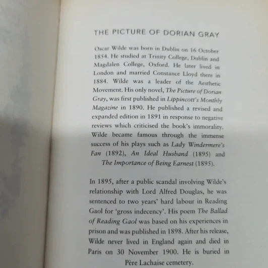 The Picture of Dorian Gray - Oscar Wide รูปที่ 5