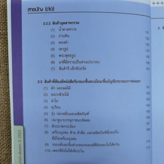 สินค้าที่มีมาตรการนำเข้า-ส่งออก ปี 2552 รูปที่ 11