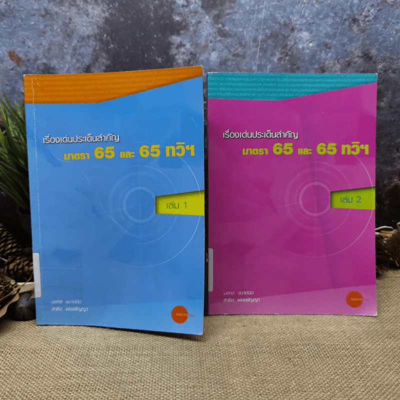 เรื่องเด่นประเด็นสำคัญมาตรา 65 และ 65 ทวิฯ เล่ม 1-2 รูปที่ 1