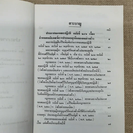 ประกาศของคณะปฏิวัติ ฉบับที่ 281 เรื่อง กำหนดหลักเกณฑ์การประกอบธุรกิจของคนต่างด้าว รูปที่ 7