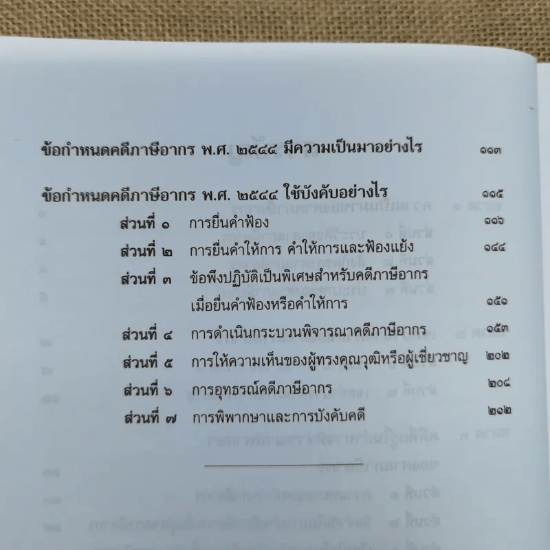 คำอธิบายพระราชบัญญัติจัดตั้งศาลภาษีอากรและวิธีพิจารณาคดีภาษีอากร พ.ศ.2528 ข้อกำหนดคดีภาษีอากร พ.ศ.2544 รูปที่ 8