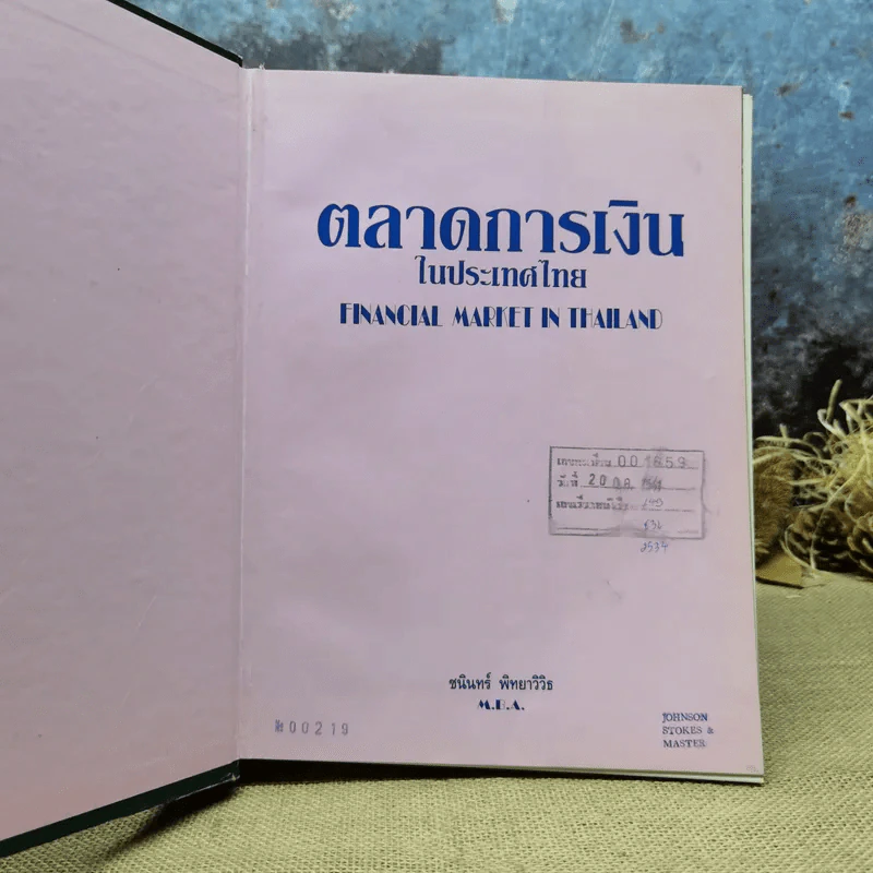 ตลาดการเงินในประเทศไทย - ชนินทร์ พิทยาวิวิธ รูปที่ 6