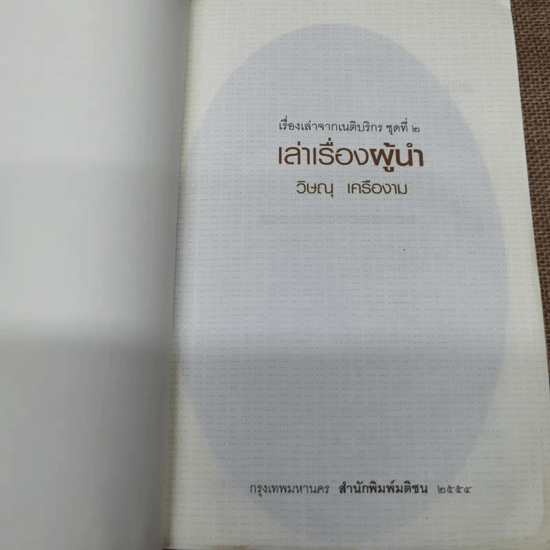 เล่าเรื่องผู้นำ - วิษณุ เครืองาม รูปที่ 5