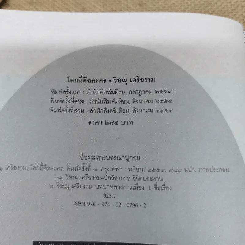 โลกนี้คือละคร - วิษณุ เครืองาม รูปที่ 7