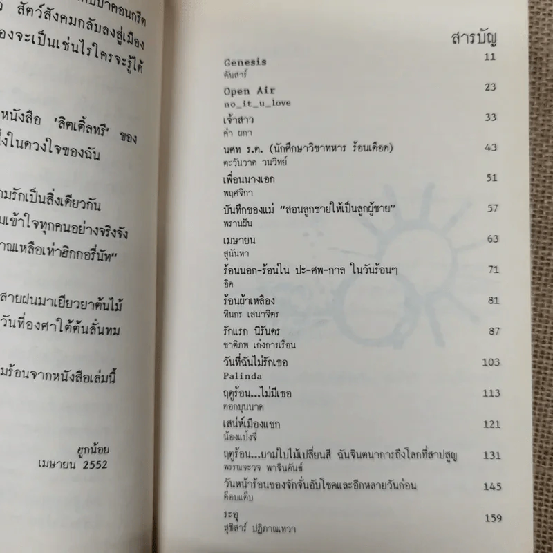 เล่าเรื่องร้อน รวมความเรียงอันดับสองว่าด้วยเรื่อง ร้อน ร้อน ของเหล่ามิตร ร้านเล่า รูปที่ 8