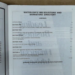 Waterlow's 1993 Solicitors' And Barristers' Directory รูปที่ 9