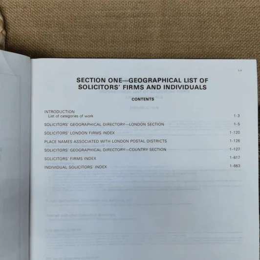 Waterlow's 1993 Solicitors' And Barristers' Directory รูปที่ 11