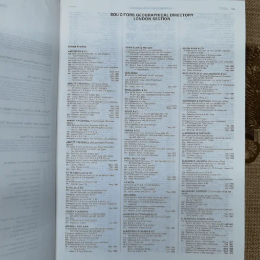 Waterlow's 1993 Solicitors' And Barristers' Directory รูปที่ 13
