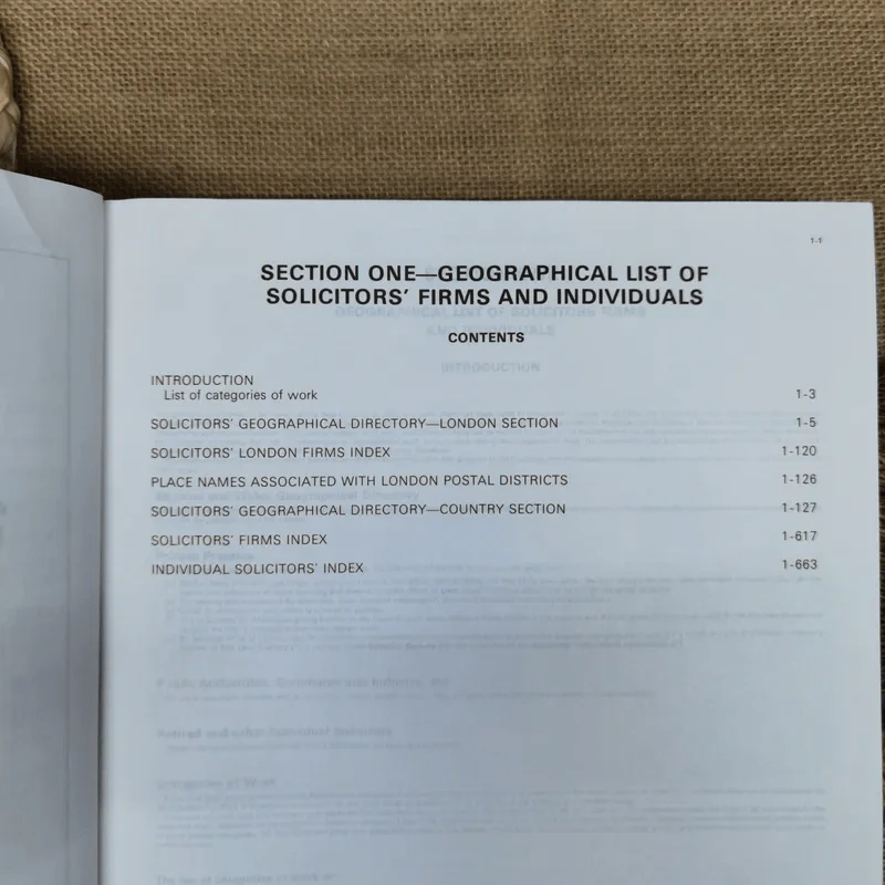 Waterlow's 1993 Solicitors' And Barristers' Directory รูปที่ 11