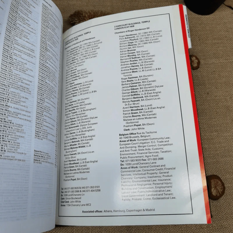 Waterlow's 1993 Solicitors' And Barristers' Directory รูปที่ 16