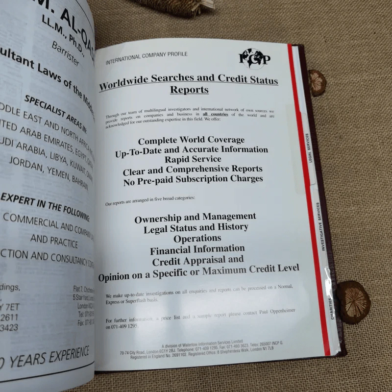 Waterlow's 1993 Solicitors' And Barristers' Directory รูปที่ 17