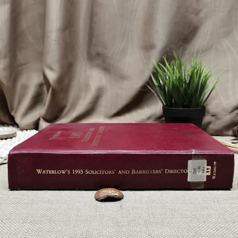 Waterlow's 1993 Solicitors' And Barristers' Directory รูปที่ 4