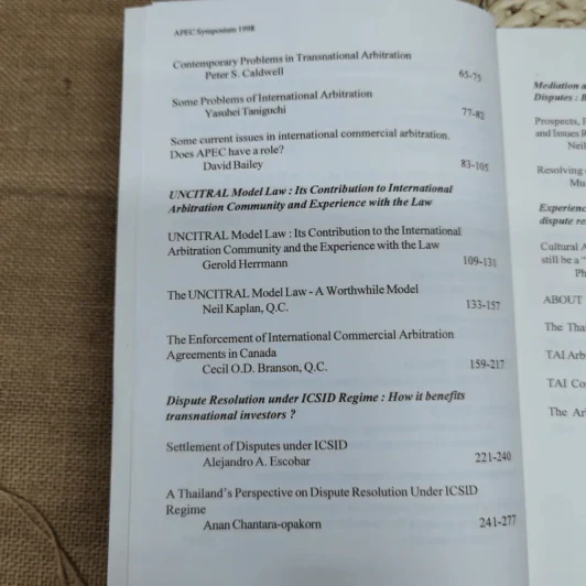 Alternative Mechanism for the Settlement of Transnational Commercial Disputes รูปที่ 6