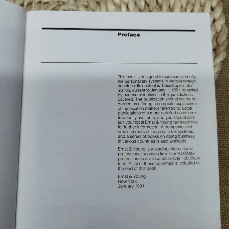 Worldwide Personal Tax Guide 1991 Edition รูปที่ 6