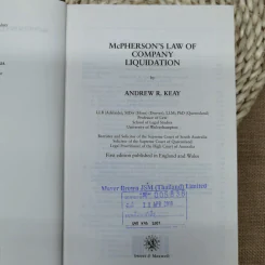 McPherspm's Law of Company Liqidation รูปที่ 6