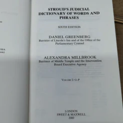 Stroud's Judicial Dictionary of Words and Phrases Volume 1-3 รูปที่ 11